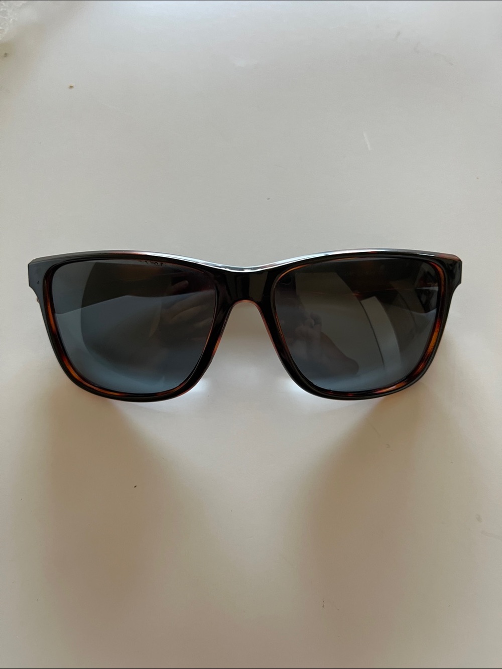 Foster Grant Tortoiseshell Frame Sunglasses with Dark Gray Lenses